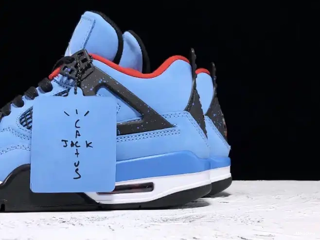 Rep TBkick Air 4 Travis Cactus x Jack Jordan Scott 308497-406 0522